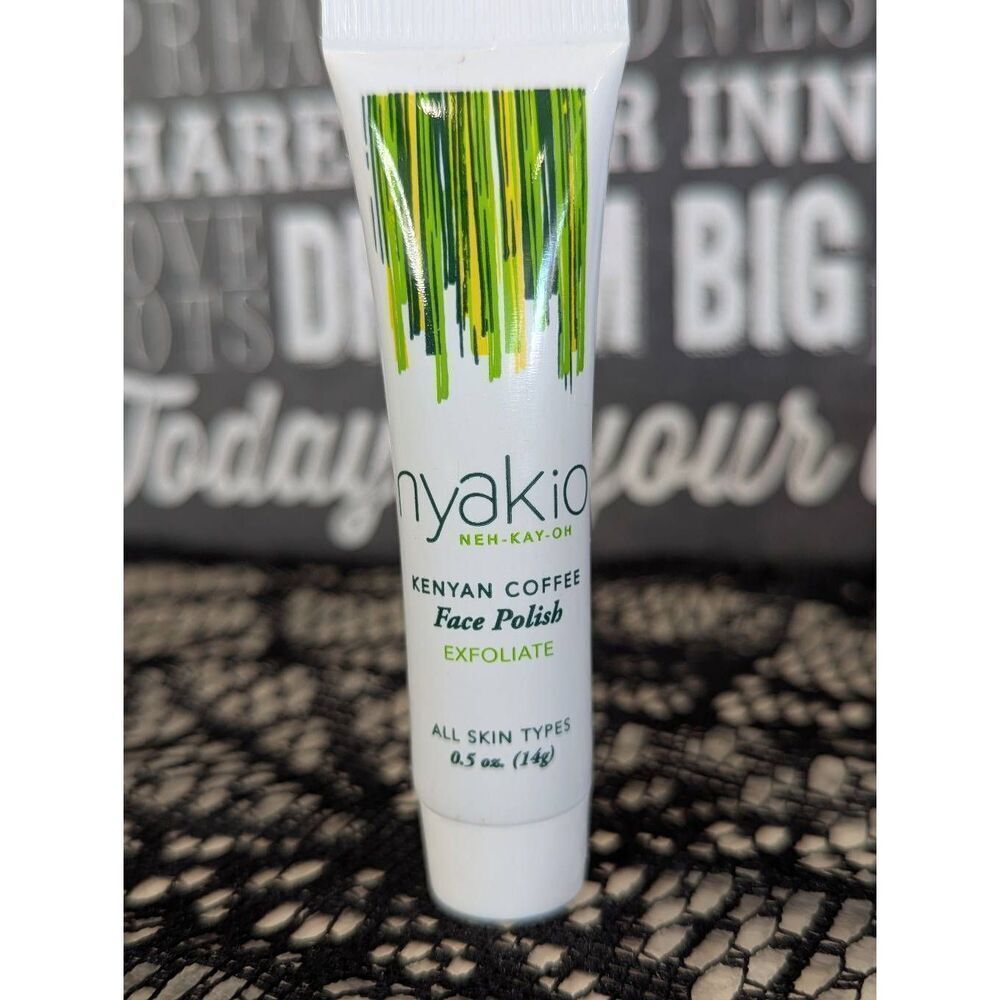 5/25 Nyakio Kenyan Coffee Face Polish Exfoliate Mini Travel NEW